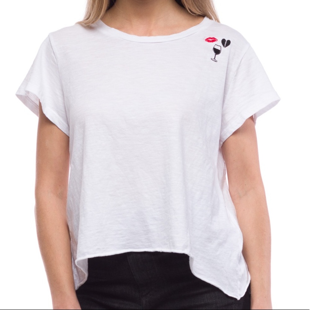 LNA White Girls Night T-Shirt: Size Small